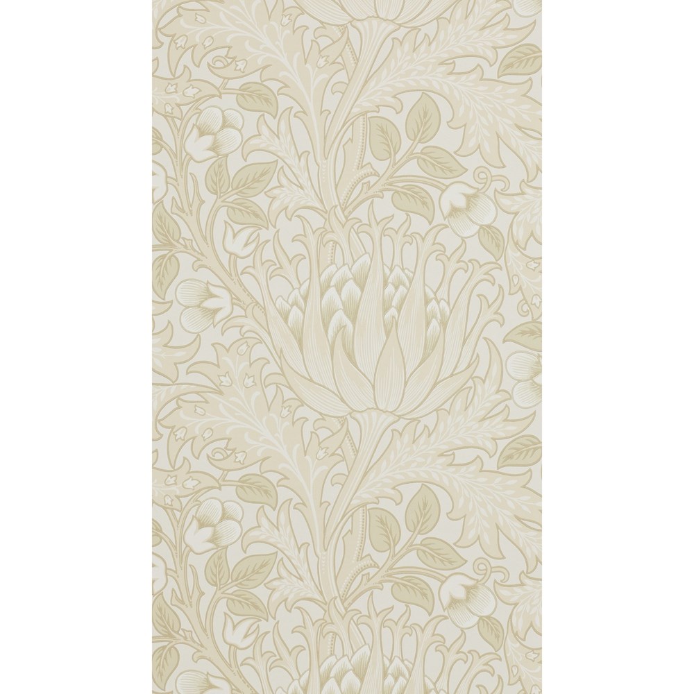 Artichoke Wallpaper 210353 by Morris & Co in Vellum Beige